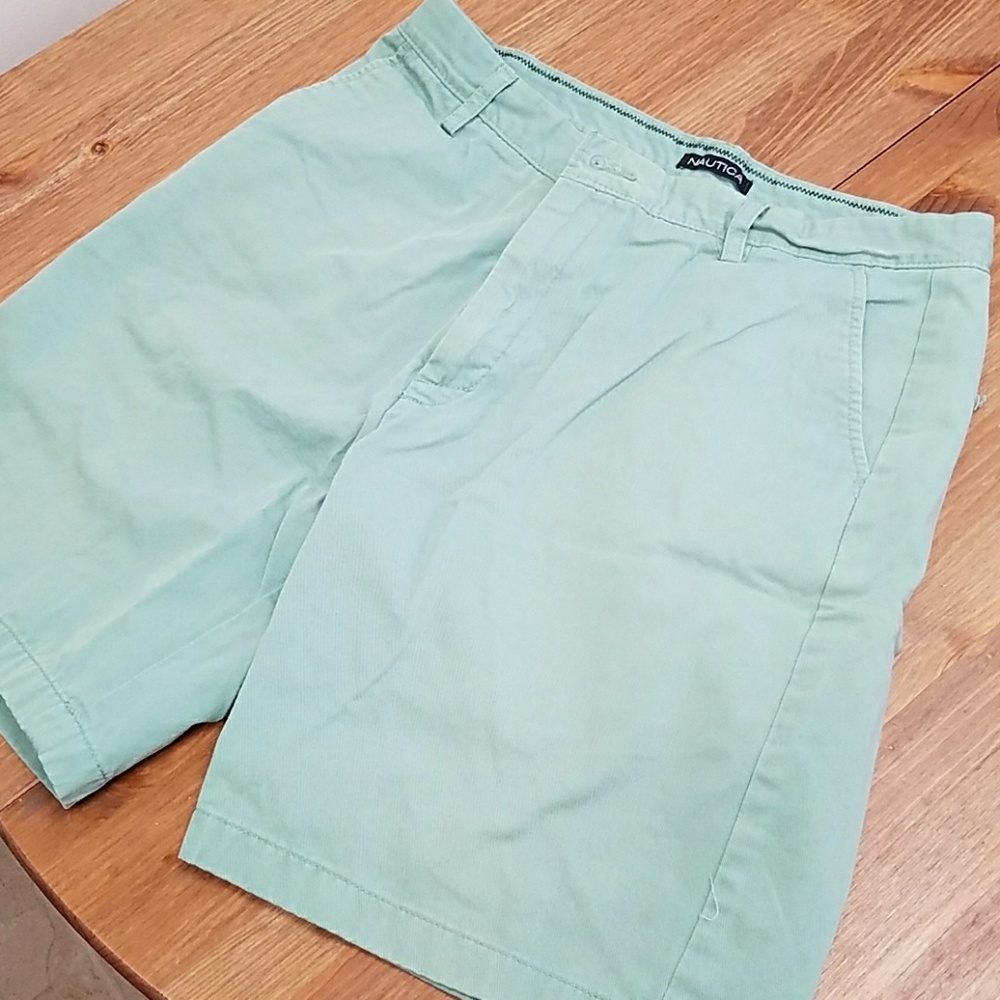 Green Nautica Shorts 34 Waist